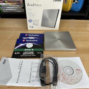Asus ZenDrive SDRW-08U7M-U External Ultra-Slim DVD Writer Power